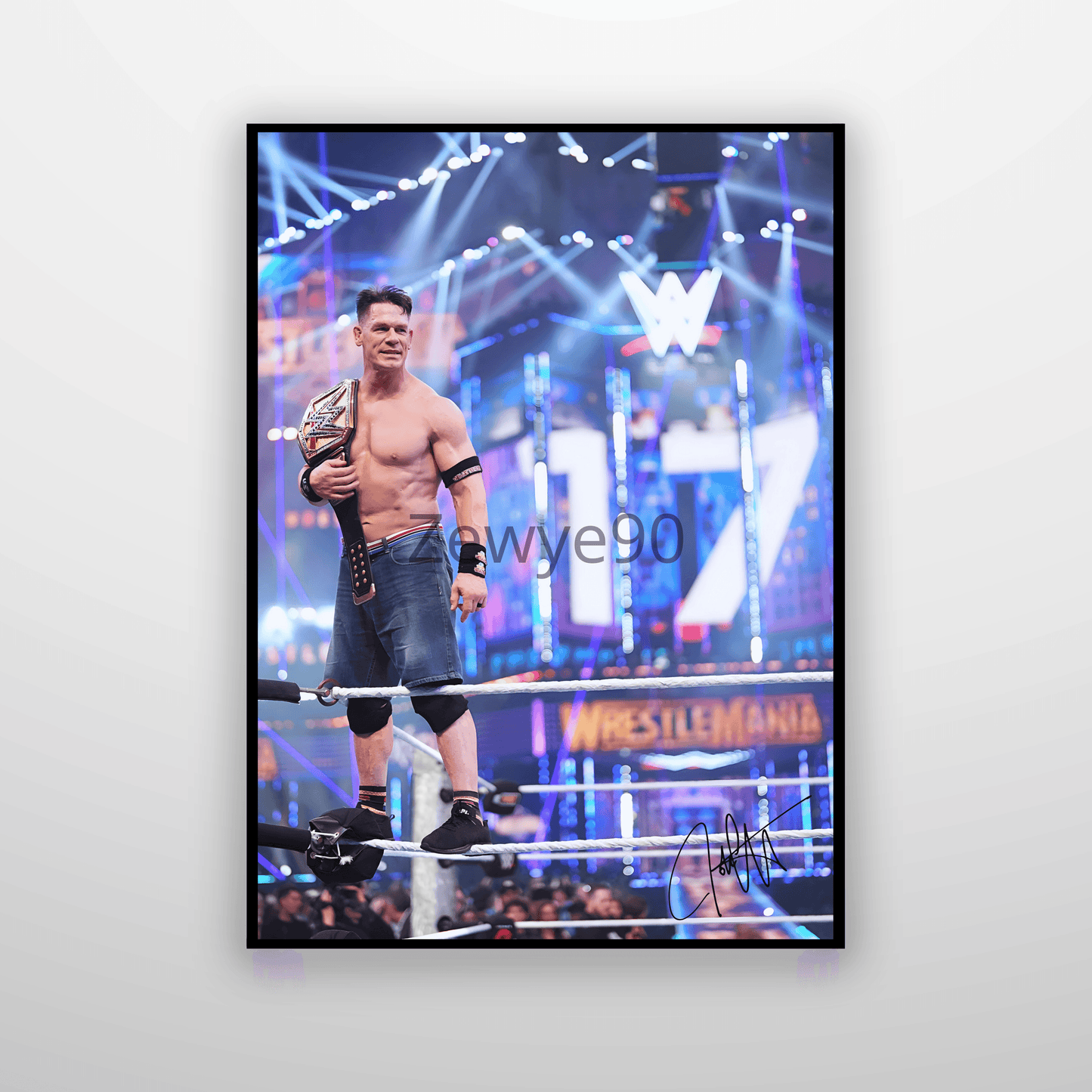 John Cena: 17 Times WWE Champion.