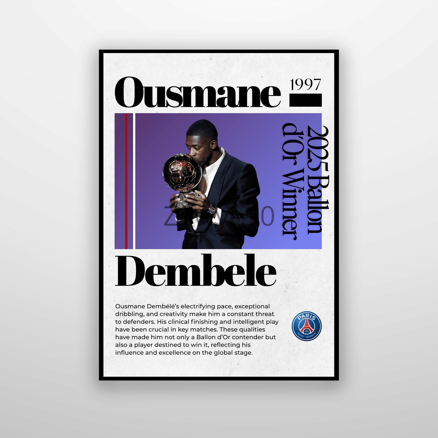 Ousmane Dembélé: Ballon d'Or Winner.