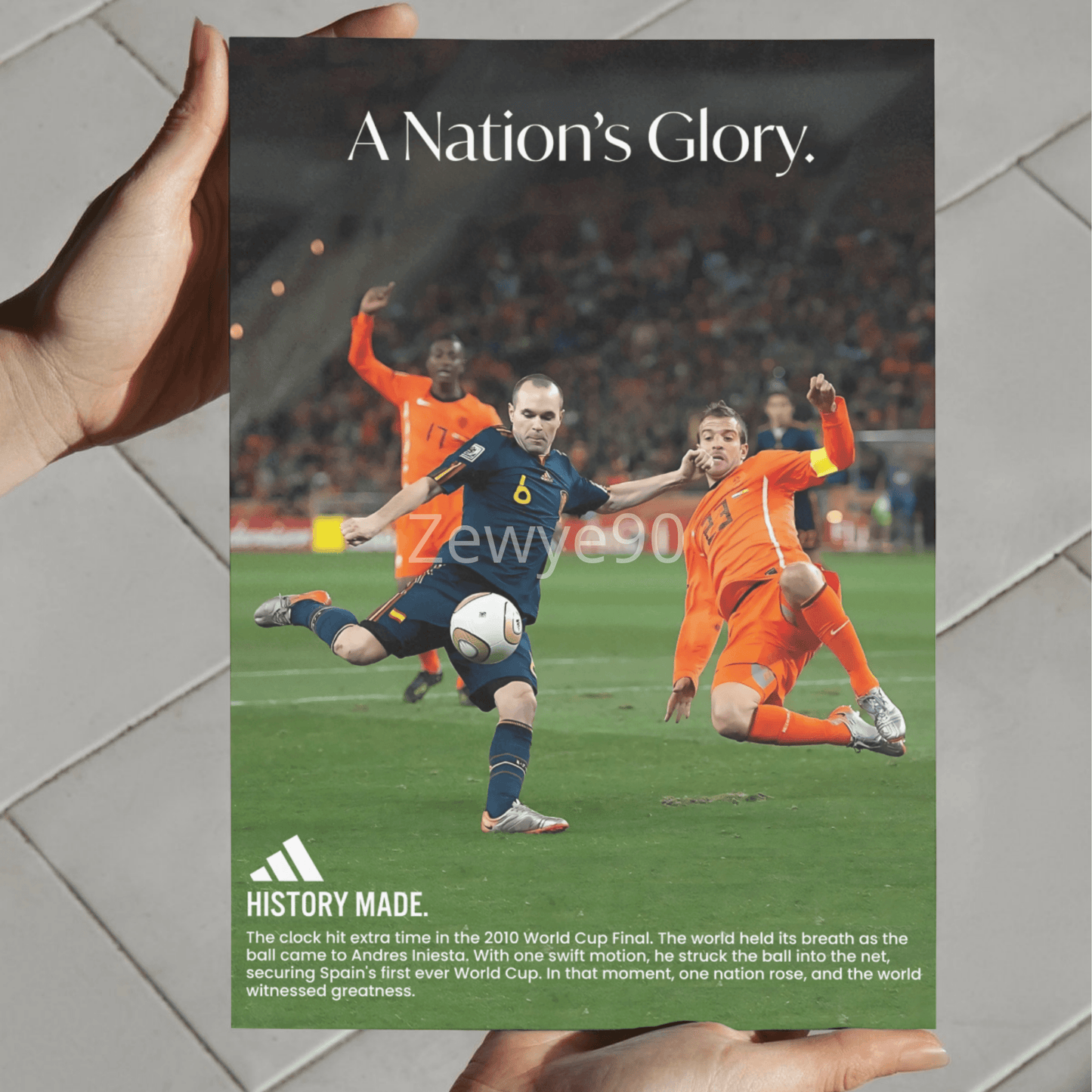Iniesta: A Nation's Glory.