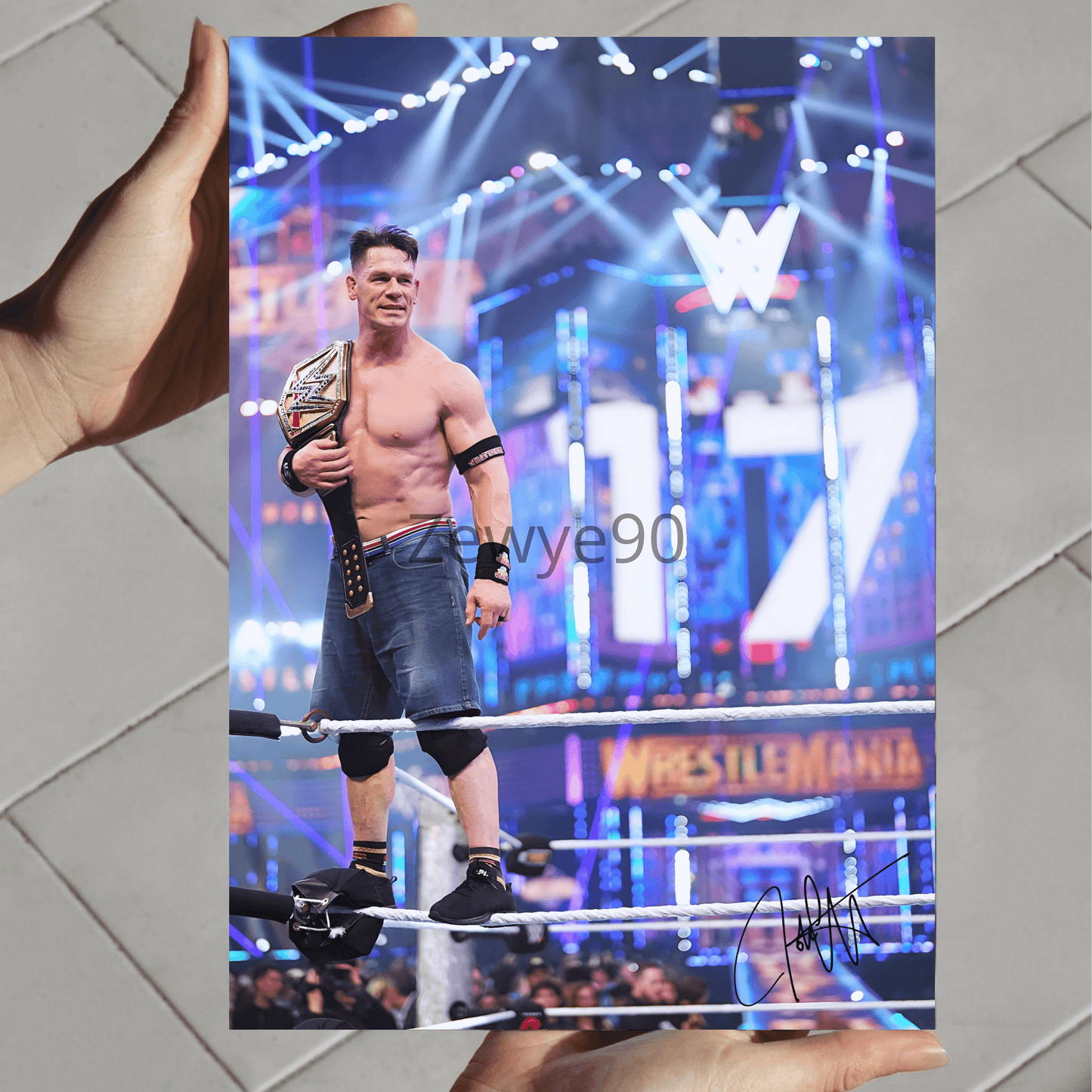 John Cena: 17 Times WWE Champion.