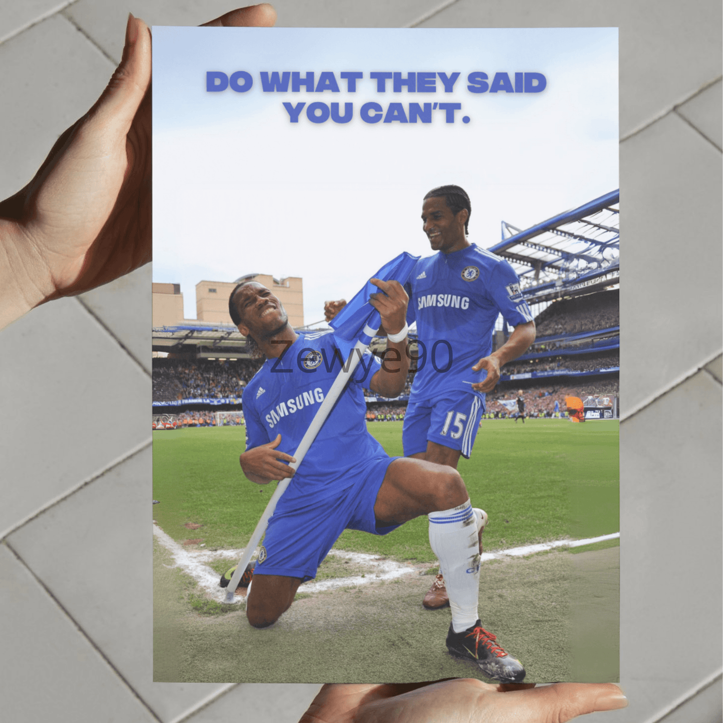 Drogba Flag Celebration