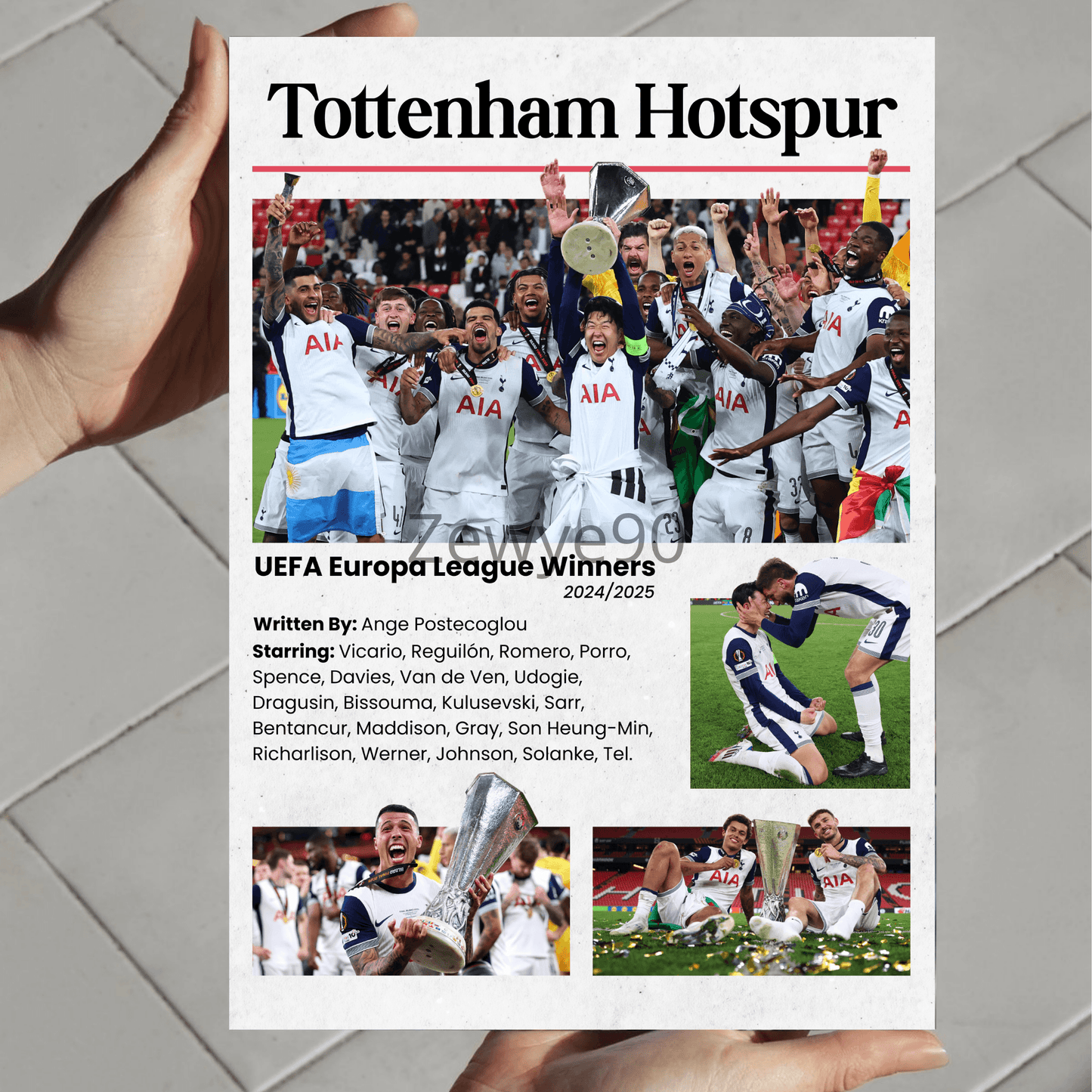 Tottenham Hotspur: Europa League Winners.