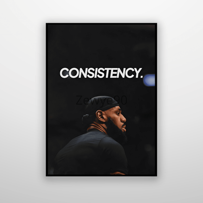 Lebron James: Consistency.