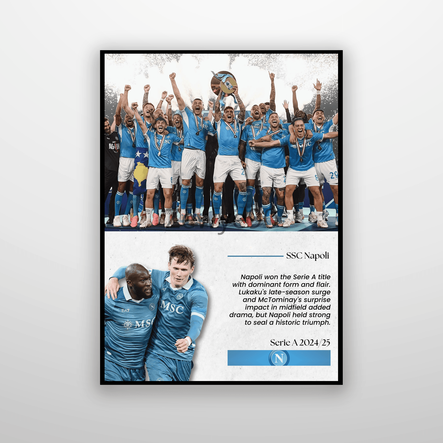 Napoli: Serie A 2024/25 Winner.