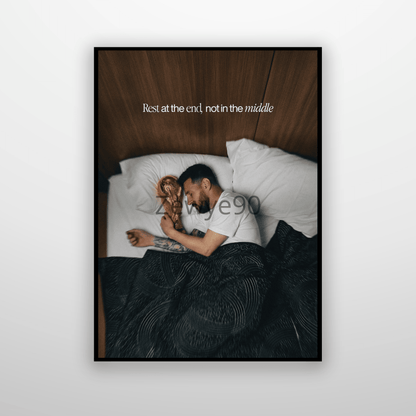 Lionel Messi: Rest at the end.