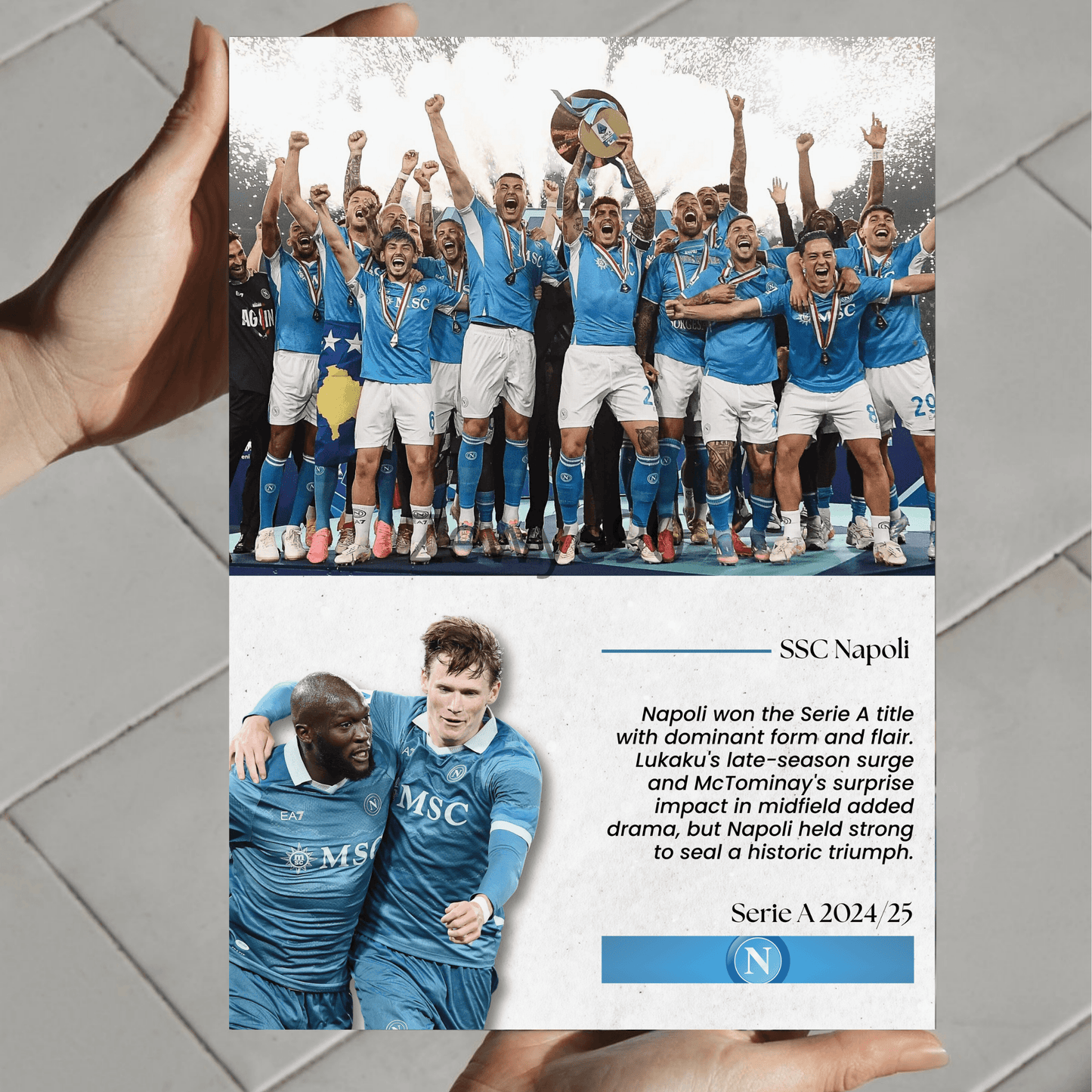 Napoli: Serie A 2024/25 Winner.