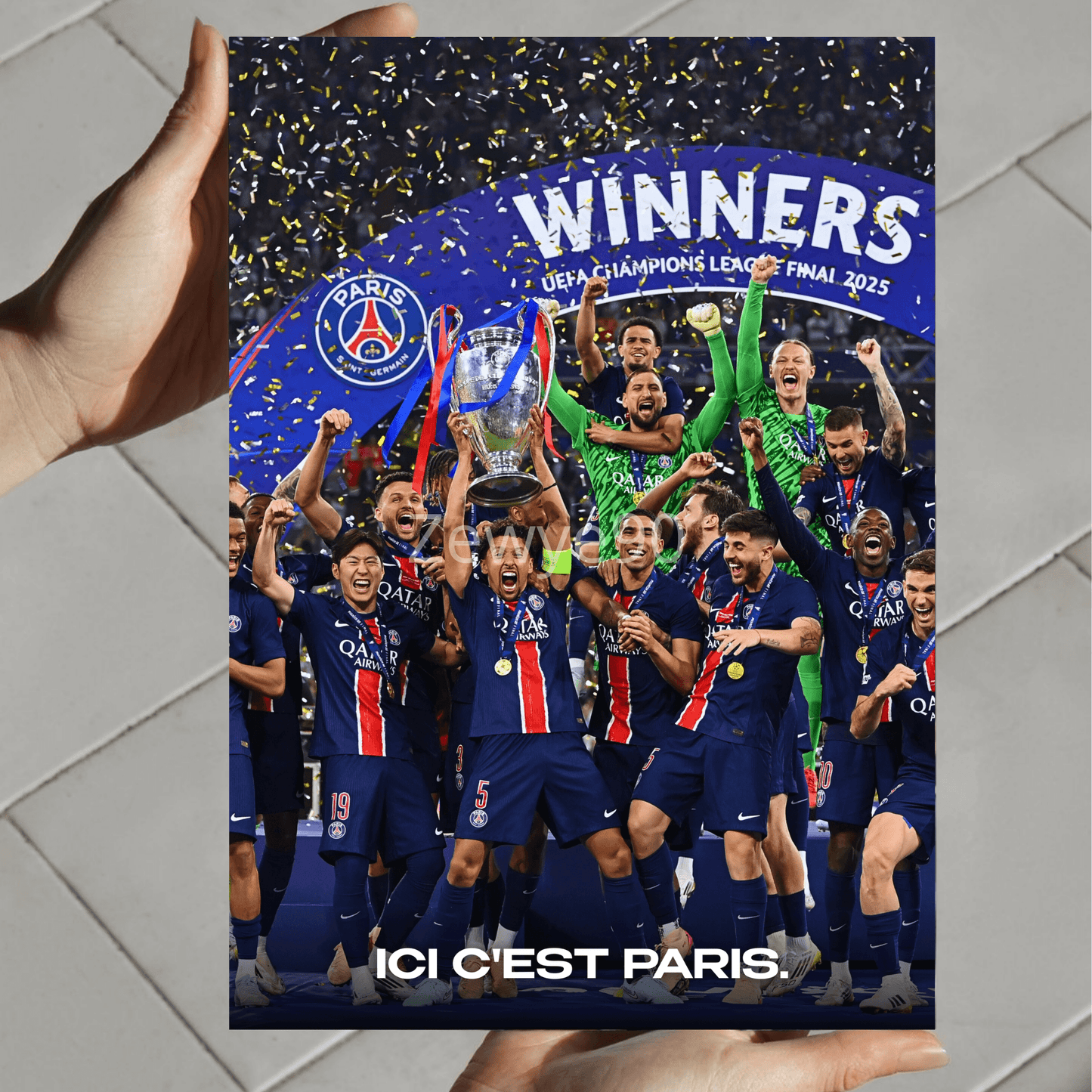 Paris Saint-Germain: UCL Winners 2025.