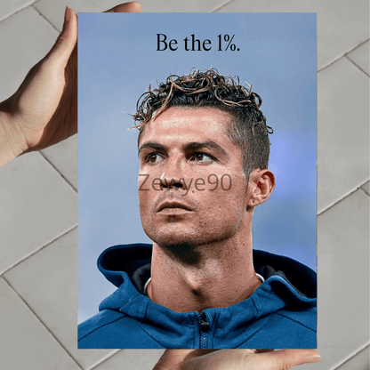 Cristiano Ronaldo: Be the 1%.