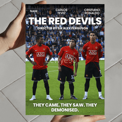 Nani, Tevez, Cristiano: The Red Devils.
