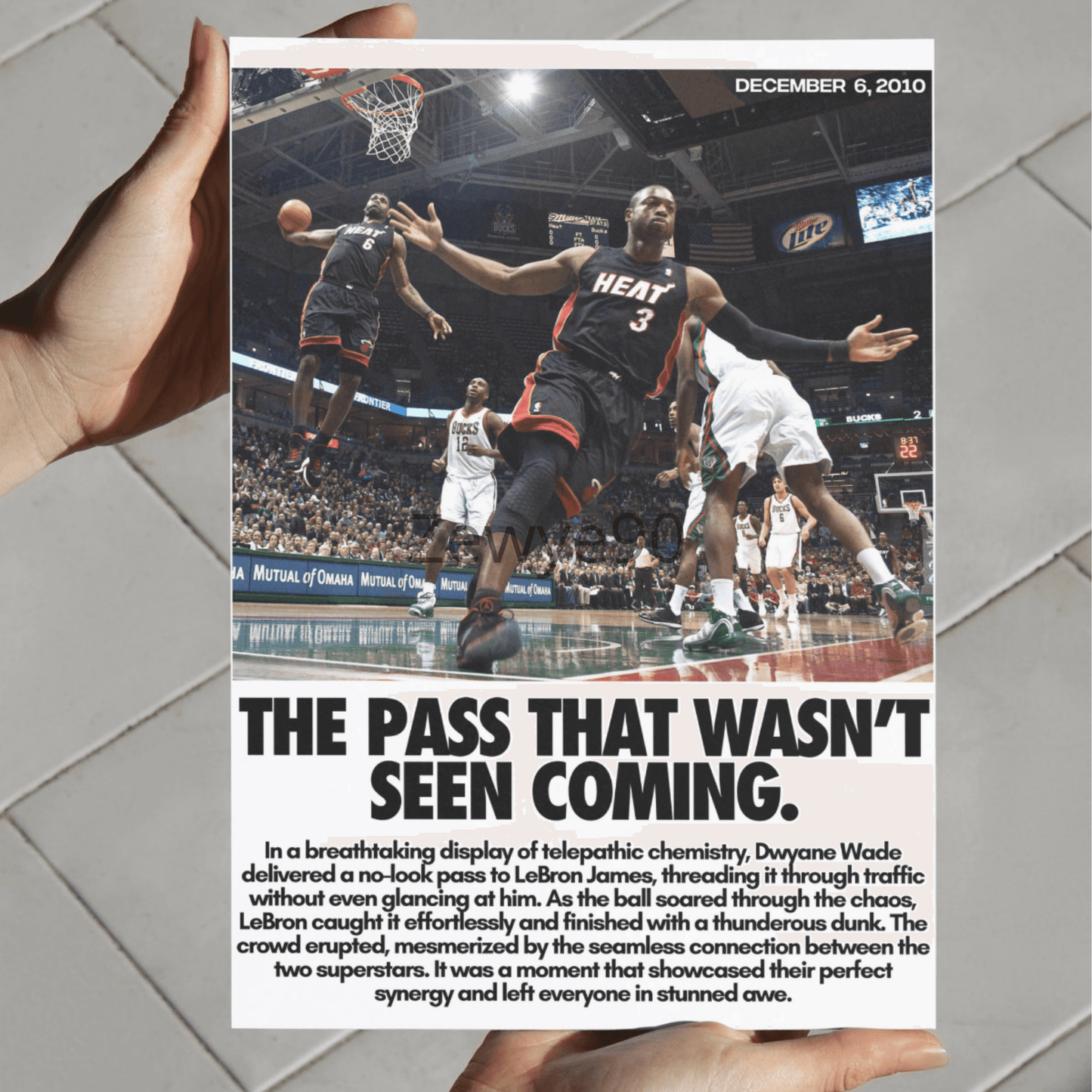 Lebron James: Wasn't See Coming.