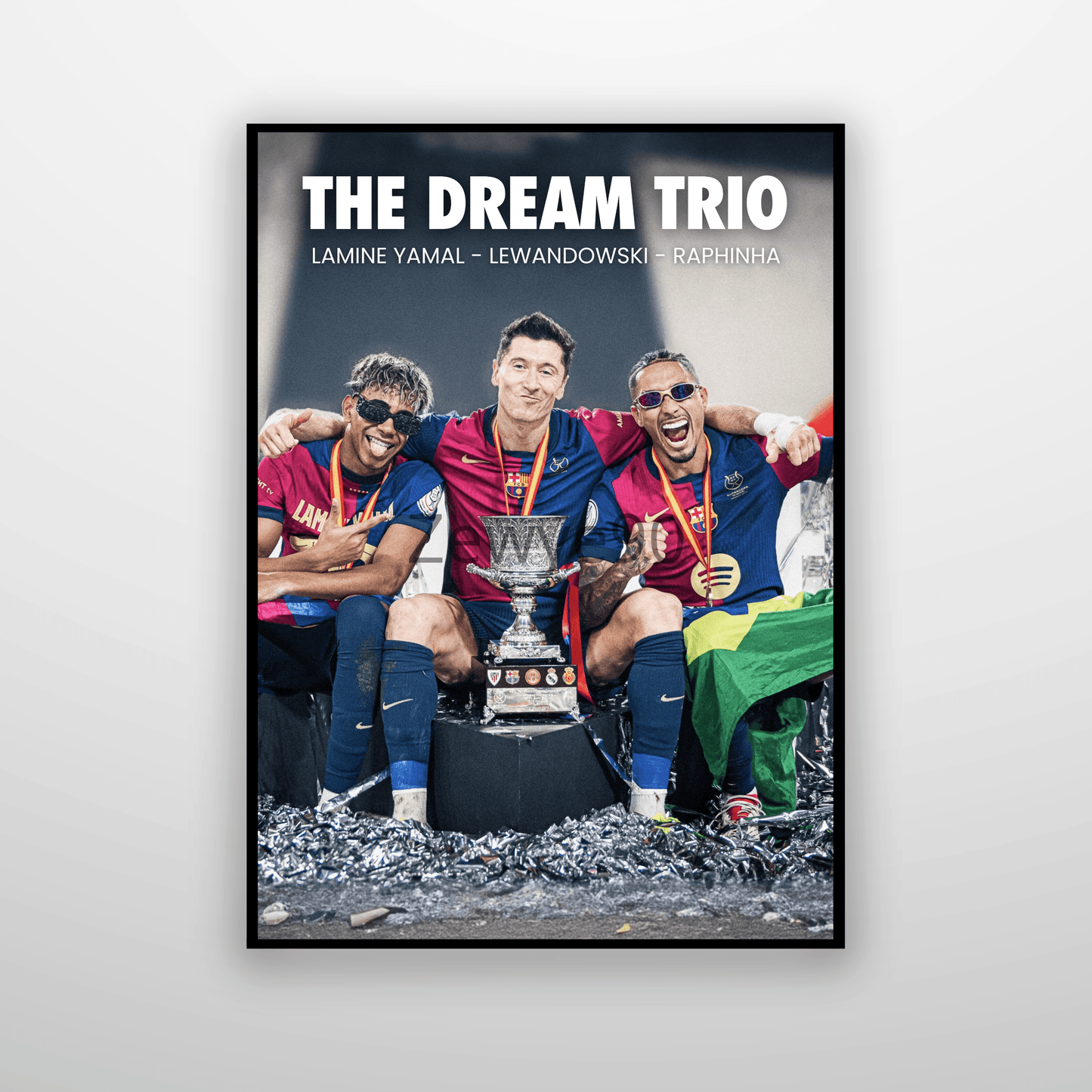The Dream Trio: Yamal, Lewandowski, Raphinha.
