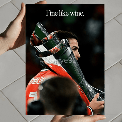 Cristiano Ronaldo: Fine like wine.